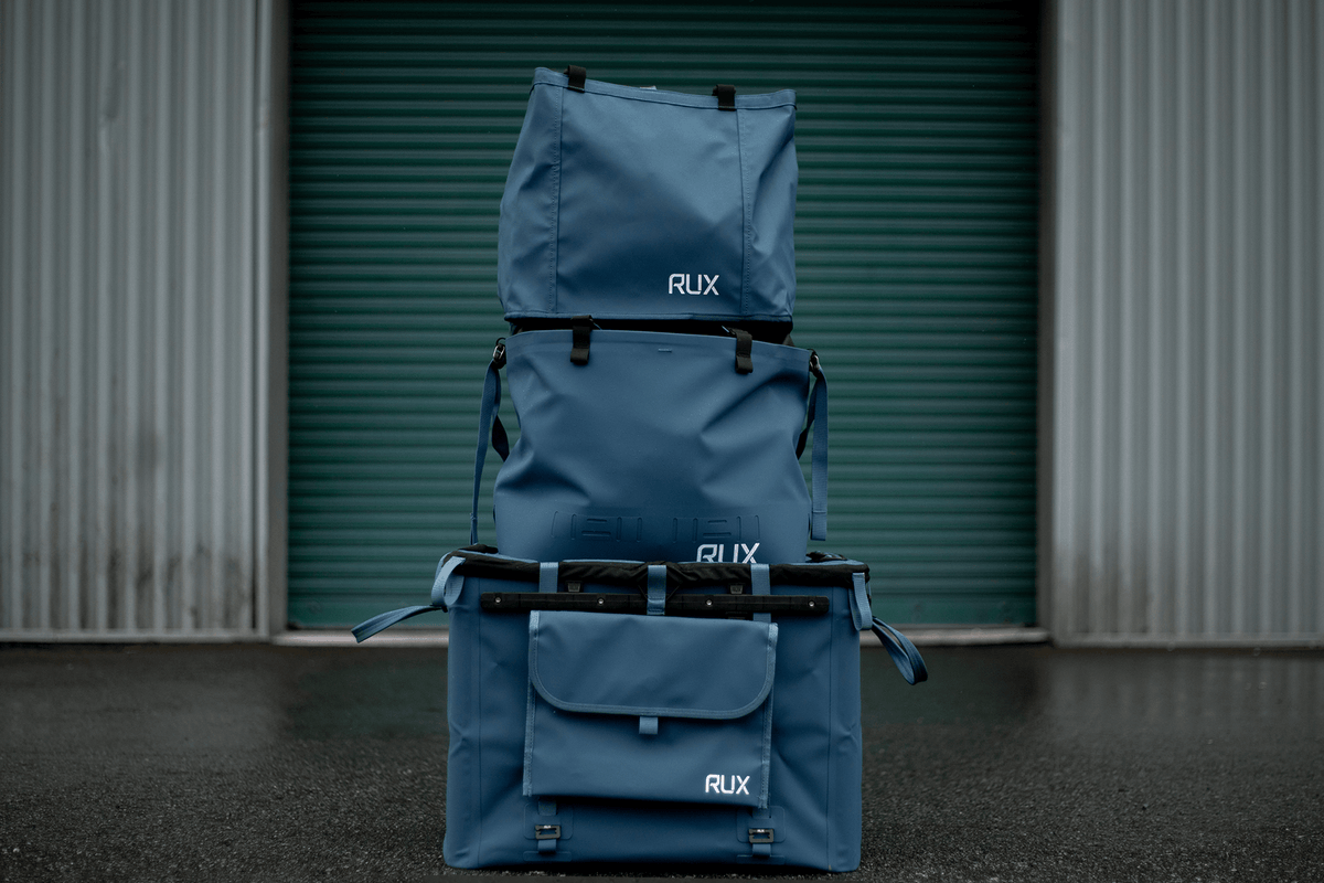 RUX's full Steel Blue product line